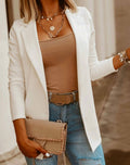 Blazer Casual Alongado Importe Go BRANCO PP 