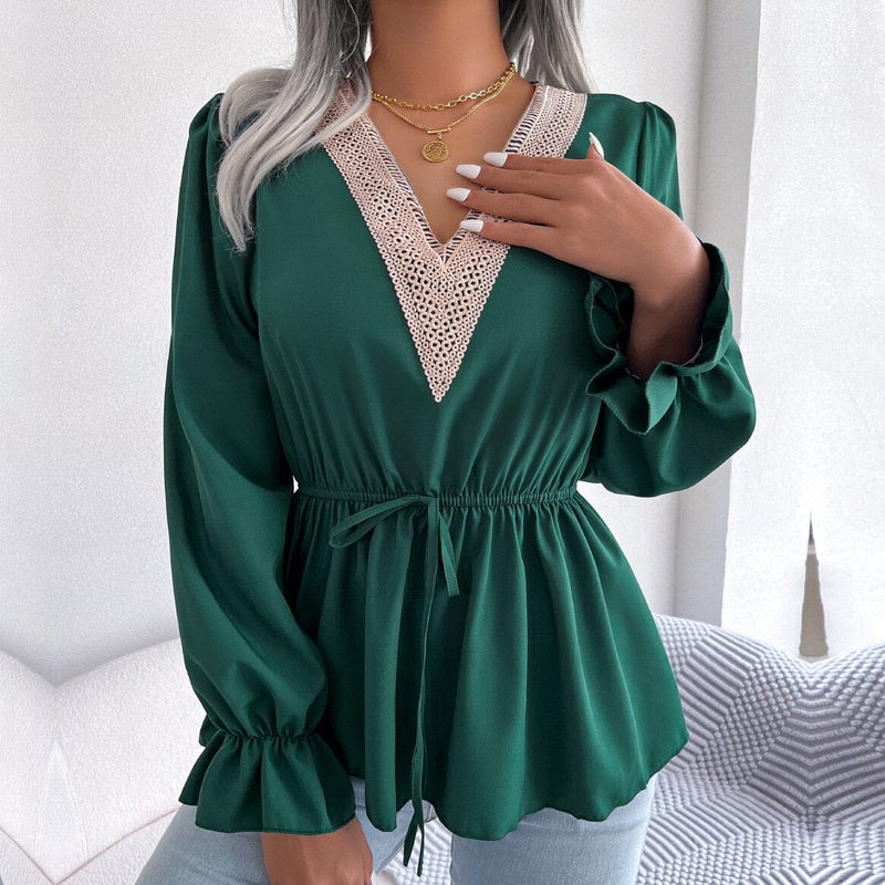 Blusa Feminina Silk Importe Go Verde P 