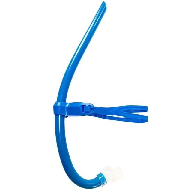 Bocal de Silicone, Equipamento Júnior de Snorkel, Montagem Central, Confortável, Frente, Adulto, Jovem, Criança Importe Go Kids-Blue 