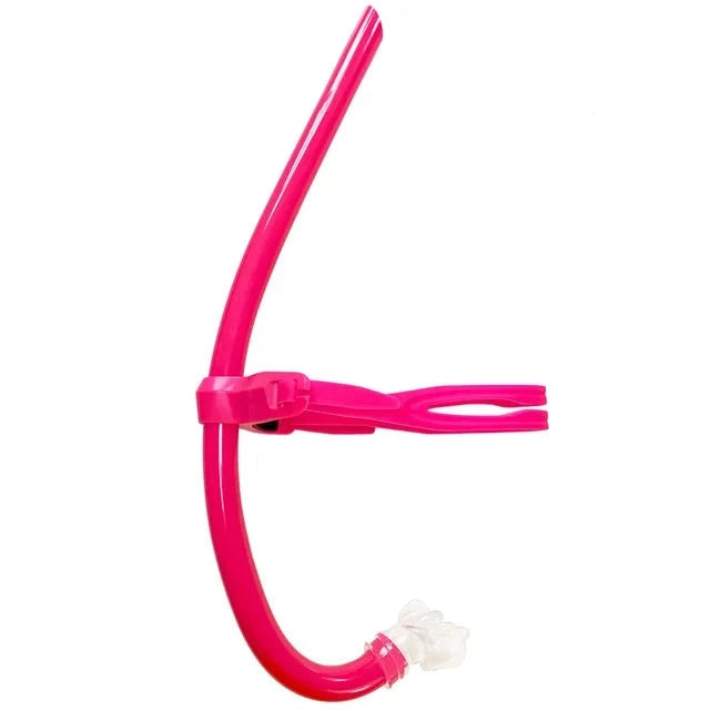 Bocal de Silicone, Equipamento Júnior de Snorkel, Montagem Central, Confortável, Frente, Adulto, Jovem, Criança Importe Go Kids-Rose Red 