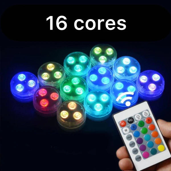 Bola Inflável Com Led 16 Cores - Rainbow Bola Inflável Com Led 16 Cores - Rainbow Importe Go 