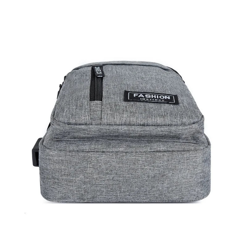 Bolso de pecho multifuncional para hombre, bandolera de tela Oxford, estilo coreano, informal, resistente al agua, tendencia de moda, novedad de 2023 Importe Go 