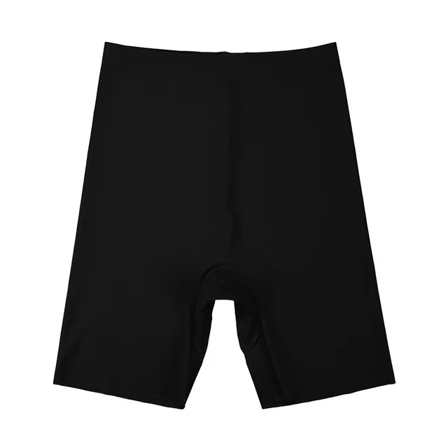 Calcinha sem costura de cintura alta para mulheres, cinto de perna longa, shorts apertados, calcinha confortável, venda quente, 2023 Importe Go Black S 