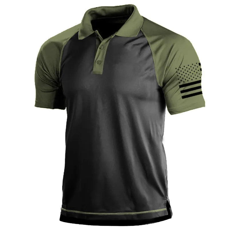 Camisa Polo Masculina Tática Militar Camisa Polo Masculina Importe Go Verde Militar P 