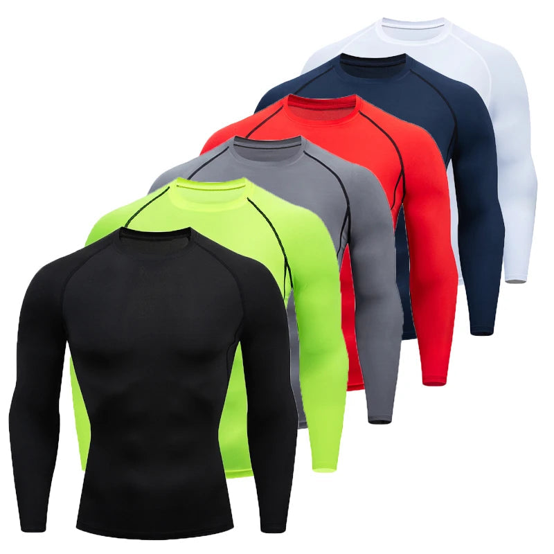 Camiseta de entrenamiento de manga larga para hombre, ropa deportiva para gimnasio, correr, al aire libre, primavera y otoño Importe Go 