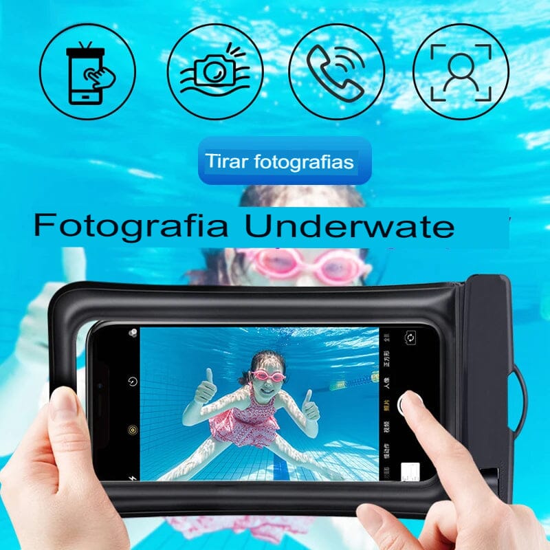 Capa de Celular a Prova d' Agua Capa de Celular a Prova d' Agua Importe Go 