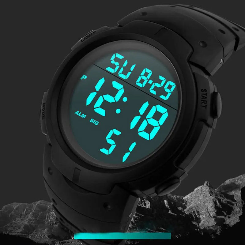 HONHX-Relógio de pulso LED digital masculino, relógios eletrônicos, pulseira inteligente, relógio de pulso Sport Quartz, moda Importe Go 