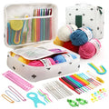 Kits de ganchillo para principiantes y principiantes, herramientas de tejer de mano portátiles, multicolor, 53 unidades Importe Go Cactus one size 