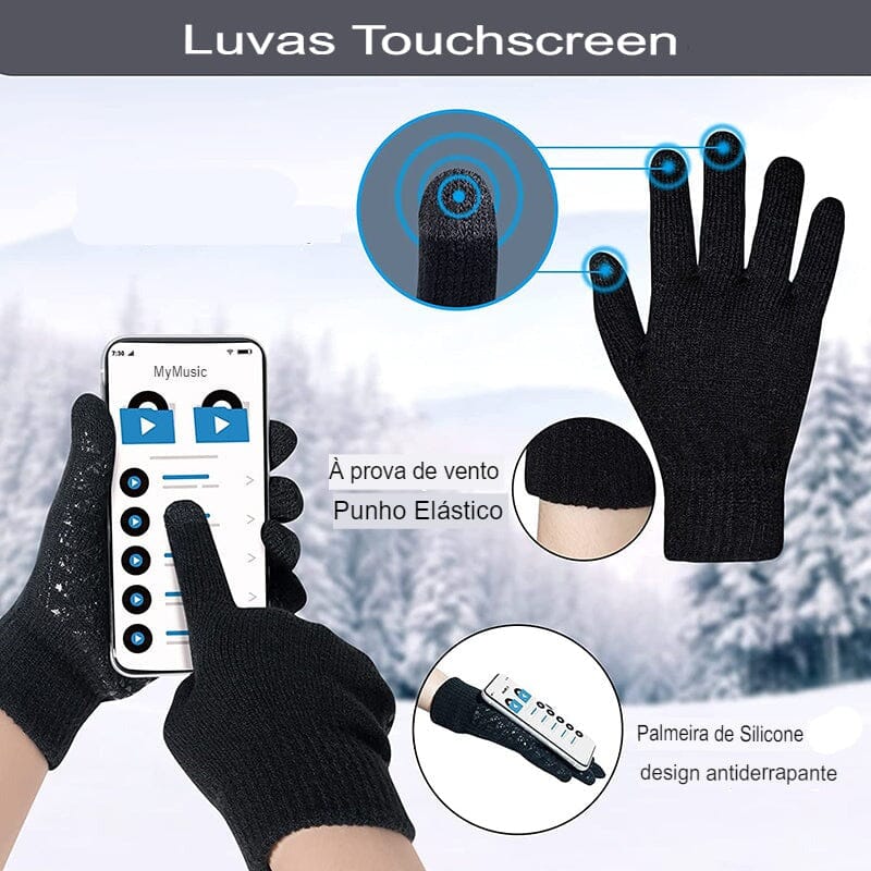 Luvas de Frio Touchscreen Sunshine Original Luvas de Frio Touchscreen Sunshine Original Importe Go 