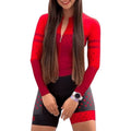 Macaquinho de Ciclismo Feminino Macaquinho de Ciclismo Feminino Importe Go Vermelho PP 