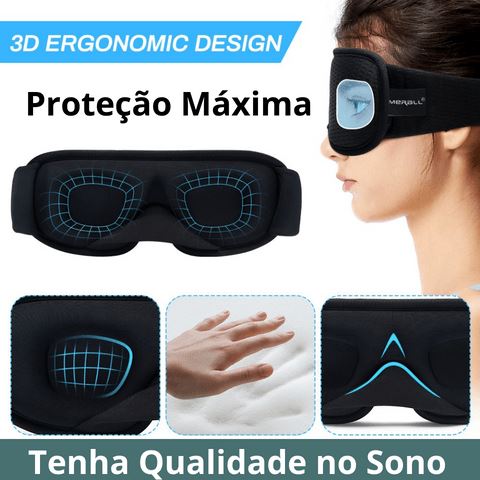 Máscara de dormir - Vedação Máxima MAS02 Importe Go 