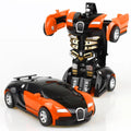 Meninos modelos de carro deformação brinquedos crianças transformação automática diecast modelo de carro brinquedos frete grátis carro crianças brinquedos presentes do miúdo brinquedos Importe Go orange 