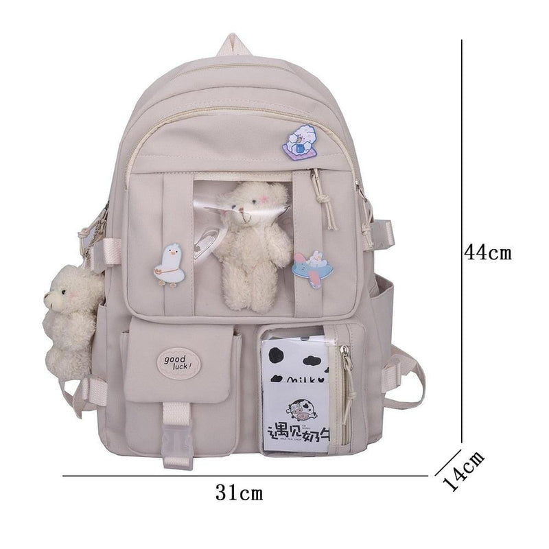 Mochila Escolar Feminina Personalizável Pelúcia 212 Importe Go 