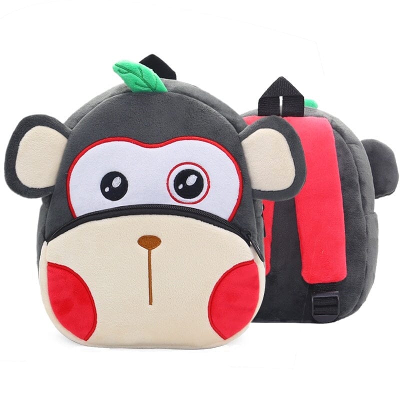 Mochila Infantil Bichinhos Fofos Bolsa Infantil Importe Go Macaco 