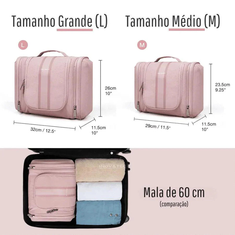 Necessaire De Viagem Multiuso SMARTBAG - Perfeita Para Organizar E Levar Sempre o Que Você Precisa Importe Go 