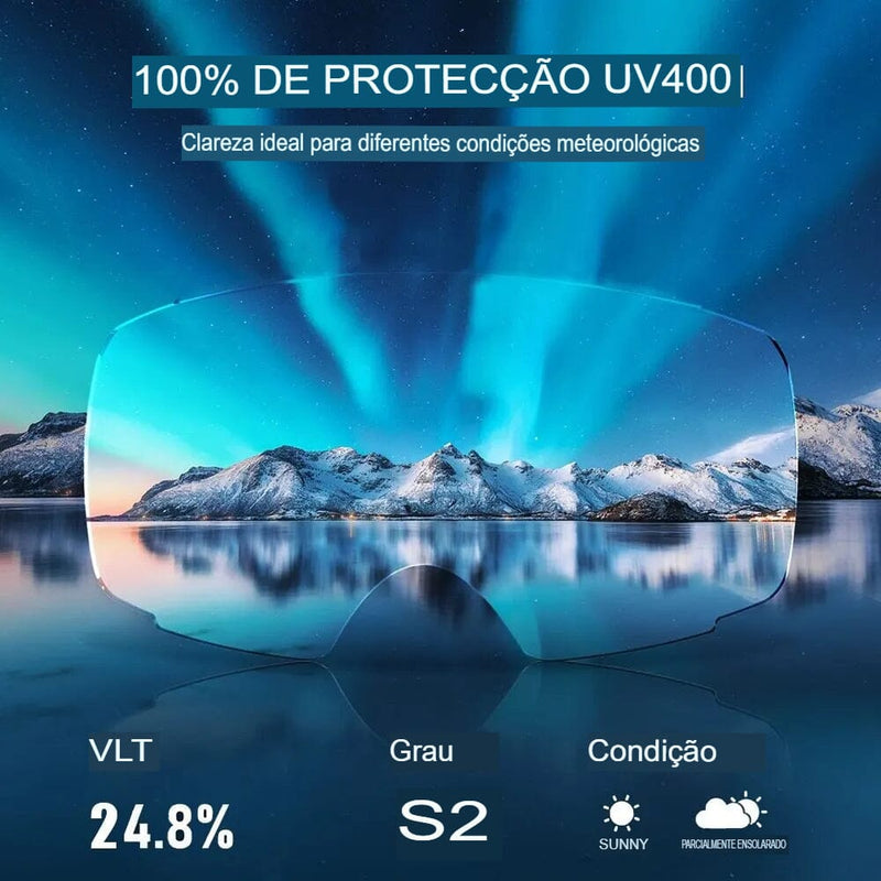 Óculos de Esqui com Dupla Camada e Proteção UV 400 Óculos de Esqui com Dupla Camada e Proteção UV 400 Importe Go 