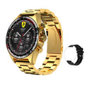 Relógio Inteligente Masculino - TechMaster Pro Relógio Inteligente Masculino - TechMaster Pro Importe Go Dourado + Pulseira de silicone 