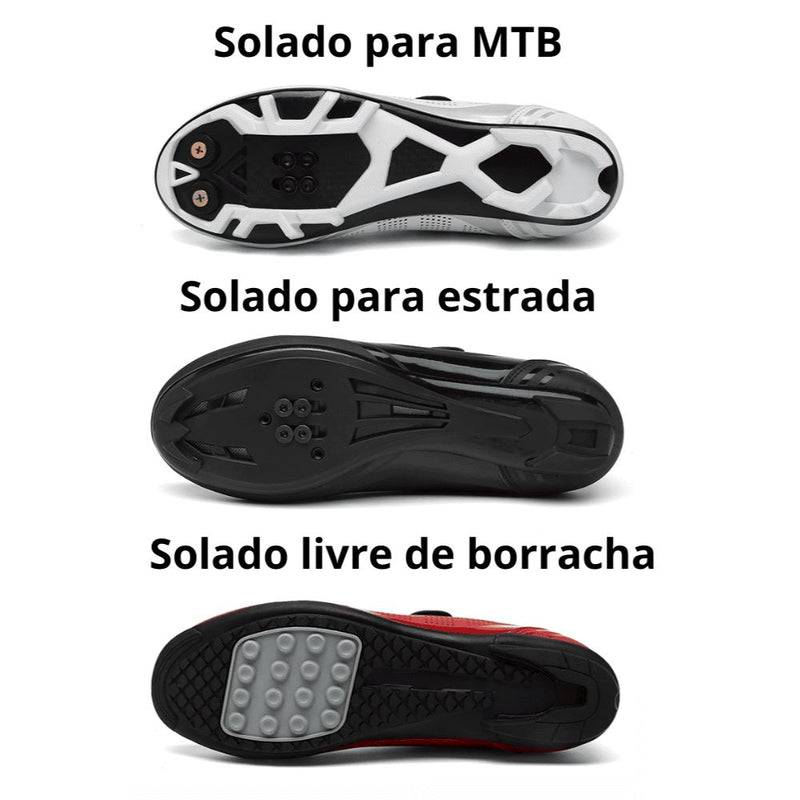 Sapatilha de Ciclismo Profissional FootCloud - Promoção de Julho Sapatilha de Ciclismo FootCloud Importe Go 