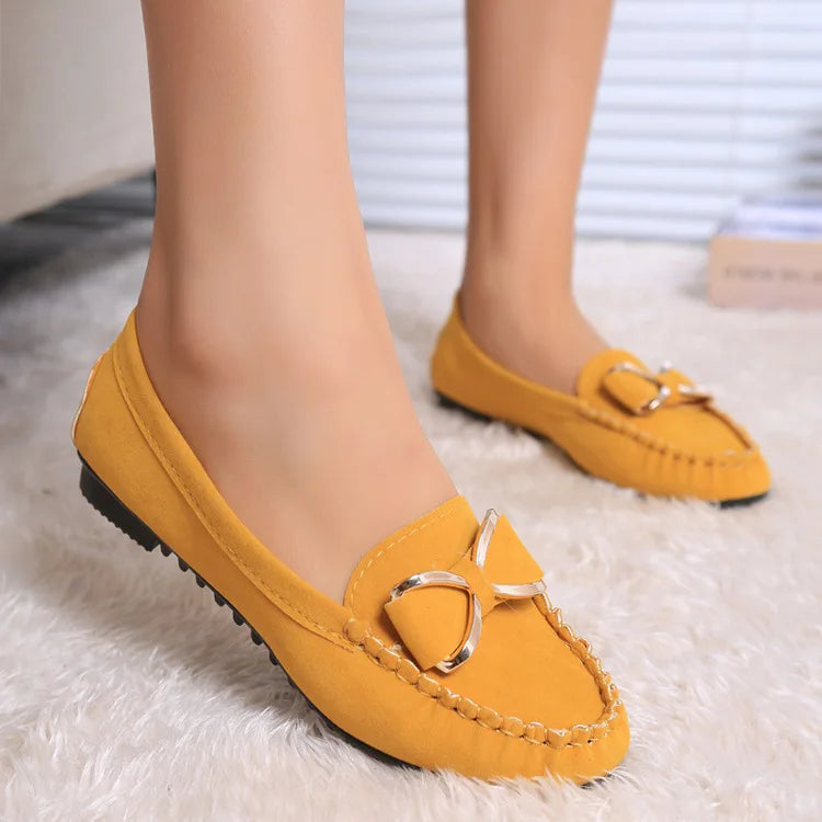 Sapato mocassim para Idosa TN100 Importe Go 33. Amarelo 