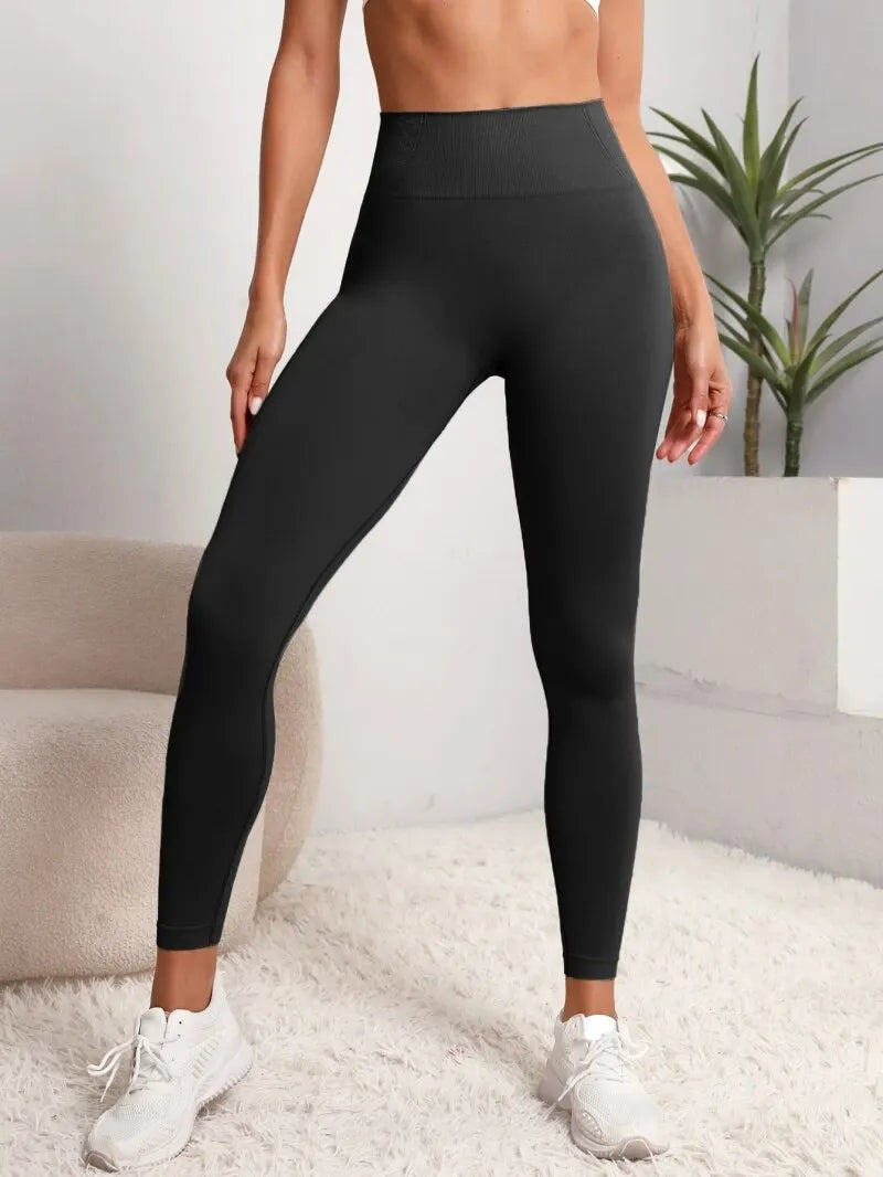 Seamless High Waist Yoga Leggings para Mulheres, Hip Lifting, Push Up, Fitness, Esportes, Gym Vestuário Importe Go 