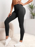 Seamless High Waist Yoga Leggings para Mulheres, Hip Lifting, Push Up, Fitness, Esportes, Gym Vestuário Importe Go Preto XS 