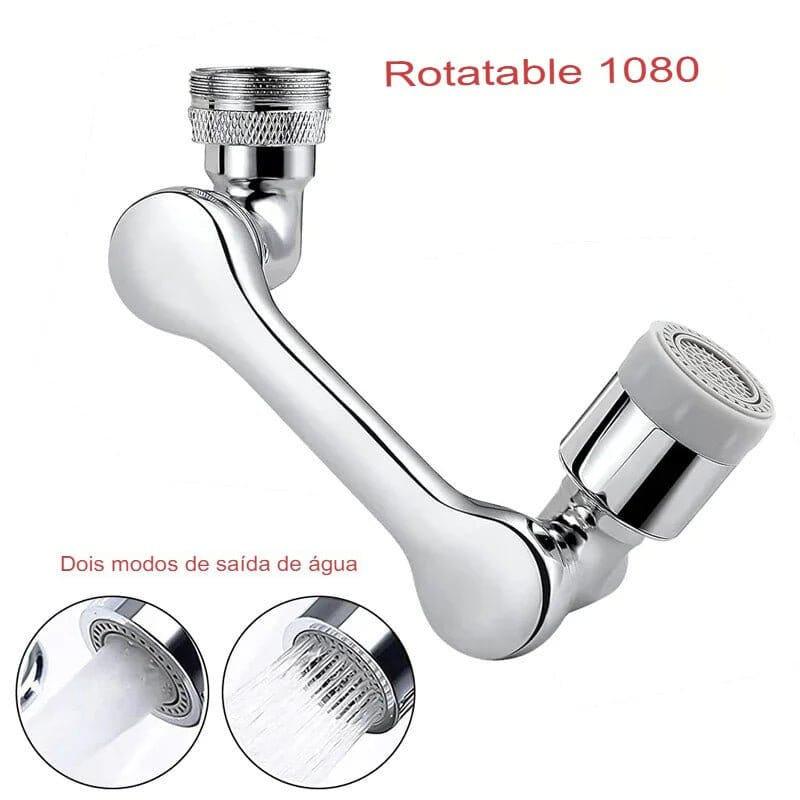 Sprayer Head - Extensor Universal em Inox com Rotação de 1080° Importe Go 