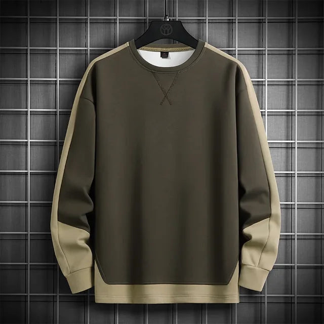 Sudadera con capucha de manga larga para hombre, Jersey informal de cuello redondo, estilo Hip Hop, Harajuku coreano Importe Go Apricot S 