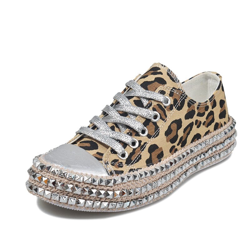 Tênis Feminino Estiloso - Leopard Tênis Feminino Estiloso - Leopard Importe Go Onça Cano Baixo 33 