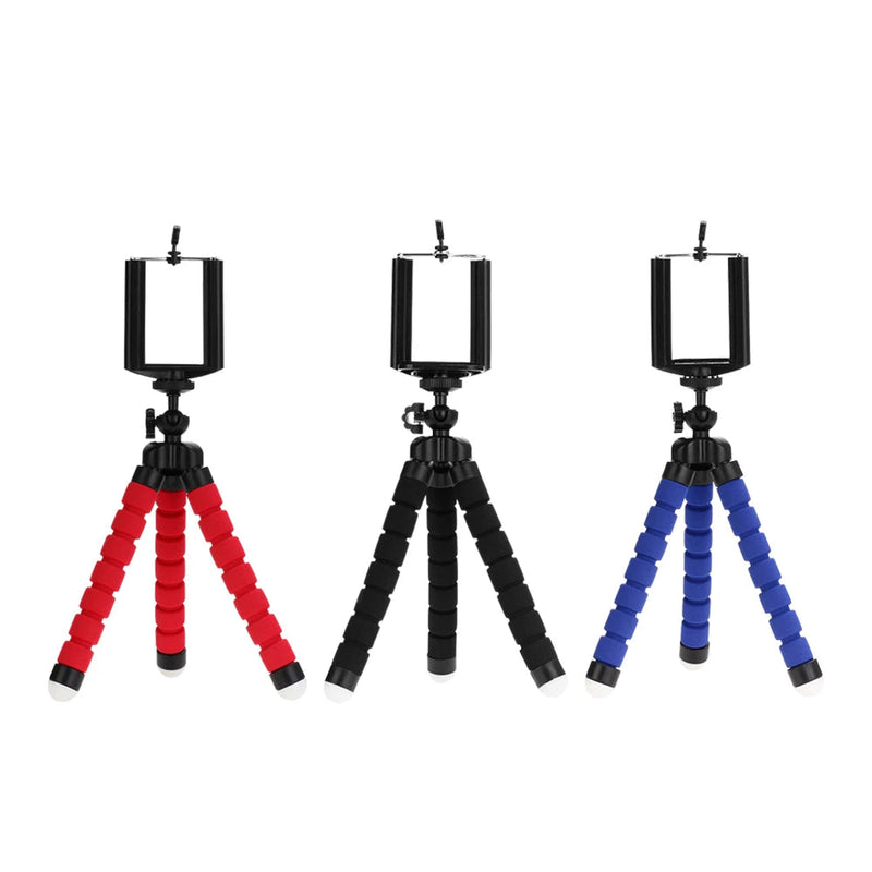 Tripés para celulares, mini suporte para câmera móvel, clipes em smartphone, monopé, octopus, tripod stativ Importe Go 