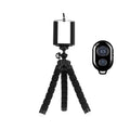 Tripés para celulares, mini suporte para câmera móvel, clipes em smartphone, monopé, octopus, tripod stativ Importe Go Remote BlackT 