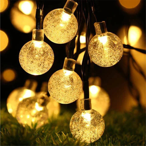 Varal de Luzes Led para Decoração Natal natal 2 Importe Go Amarela 5 Metros 