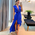 Vestido Midi Azure - Elegante e Moderno Vestido Midi Azure Importe Go Azul P 