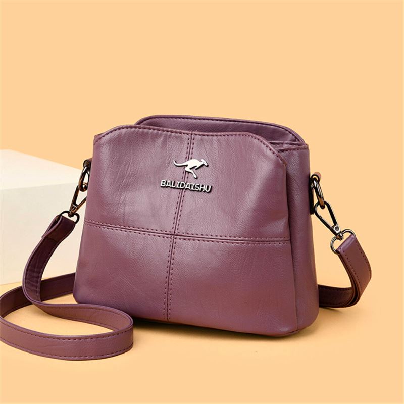 Bolsa Couro Bally - [ÚLTIMO DIA COM FRETE GRÁTIS] 0 Importe Go Roxo 