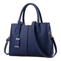 Bolsa Feminina de Ombro em Couro - LuxeShoulder Bolsa Feminina de Ombro em Couro - LuxeShoulder Importe Go Azul 