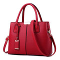 Bolsa Feminina de Ombro em Couro - LuxeShoulder Bolsa Feminina de Ombro em Couro - LuxeShoulder Importe Go Vermelho 