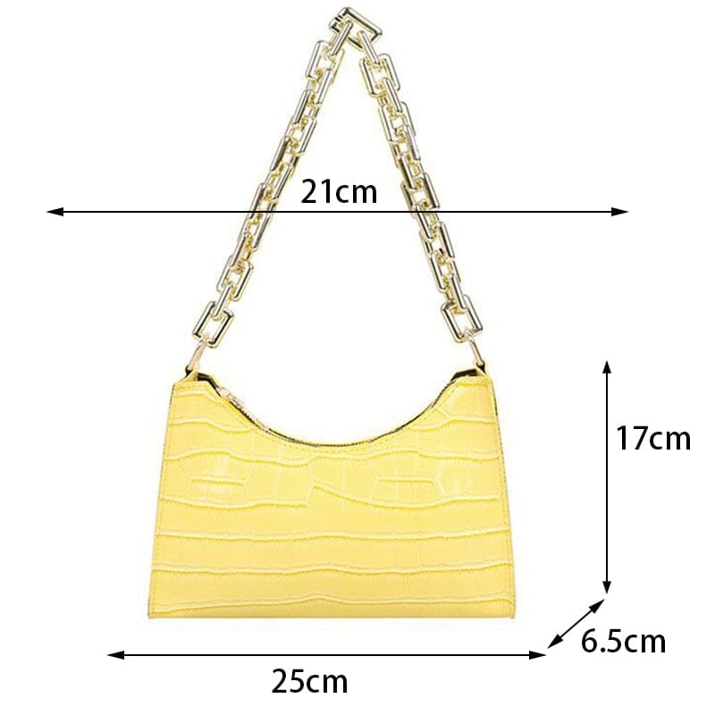 Bolsa Feminina Retro Estilo Crocodilo bolsa017 Importe Go 