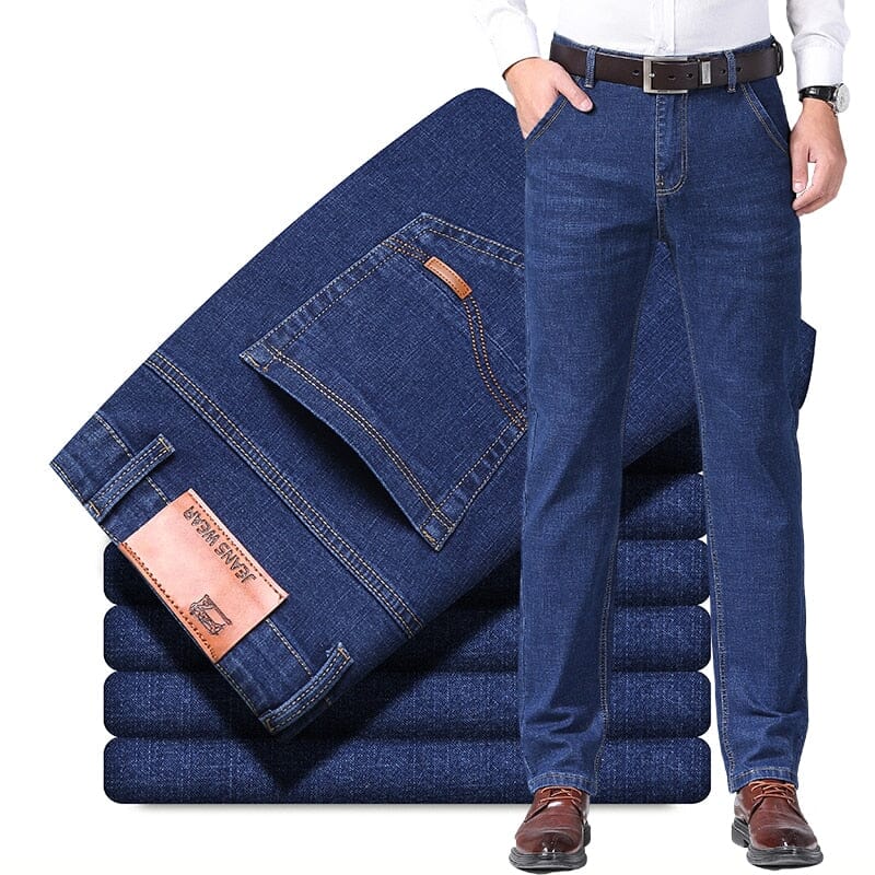 Calça Jeans Ultra Flex [SUPER CONFORTÁVEL] Importe Go Azul Clássico 38 (50 a 60kg) 