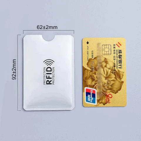 Capa Protetora de Aproximação RFID para Cartões Capa Protetora de Aproximação RFID para Cartões Importe Go 