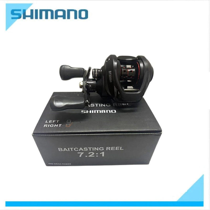 Carretilha Shimano de Pesca BF2000L + Óculos Proteção UV (GRÁTIS) CARRETILHA PESCA Importe Go 