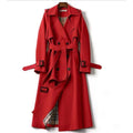 Casaco Trench Coat Longo Winter - Kate 0 Importe Go Vermelho P 