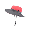 Chapéu de Sol Dobrável com Proteção UV 50+ [ÚLTIMO DIA COM FRETE GRÁTIS] Importe Go Rosa Escuro 