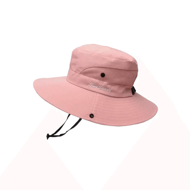 Chapéu de Sol Dobrável com Proteção UV 50+ [ÚLTIMO DIA COM FRETE GRÁTIS] Importe Go Todo Rosa 