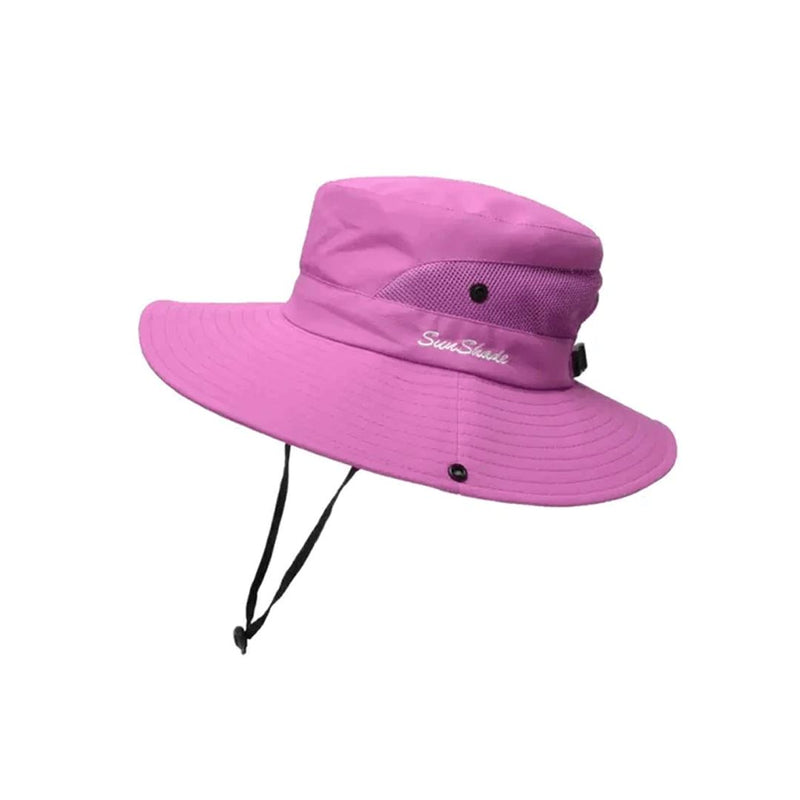 Chapéu de Sol Dobrável com Proteção UV 50+ [ÚLTIMO DIA COM FRETE GRÁTIS] Importe Go Todo Roxo 