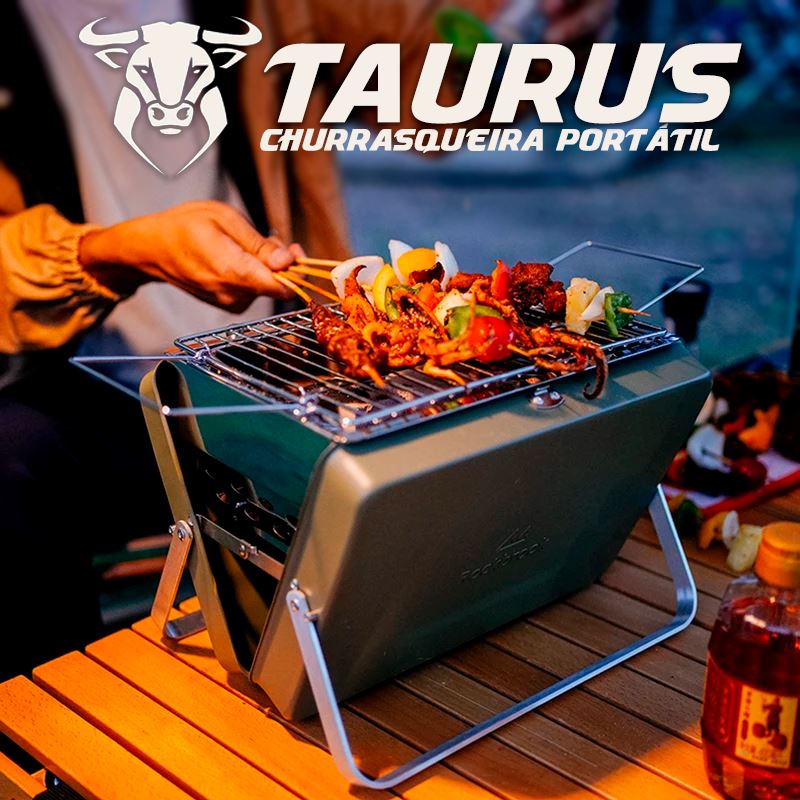 Churrasqueira Portátil Dobrável | Taurus P18-11 Importe Go 