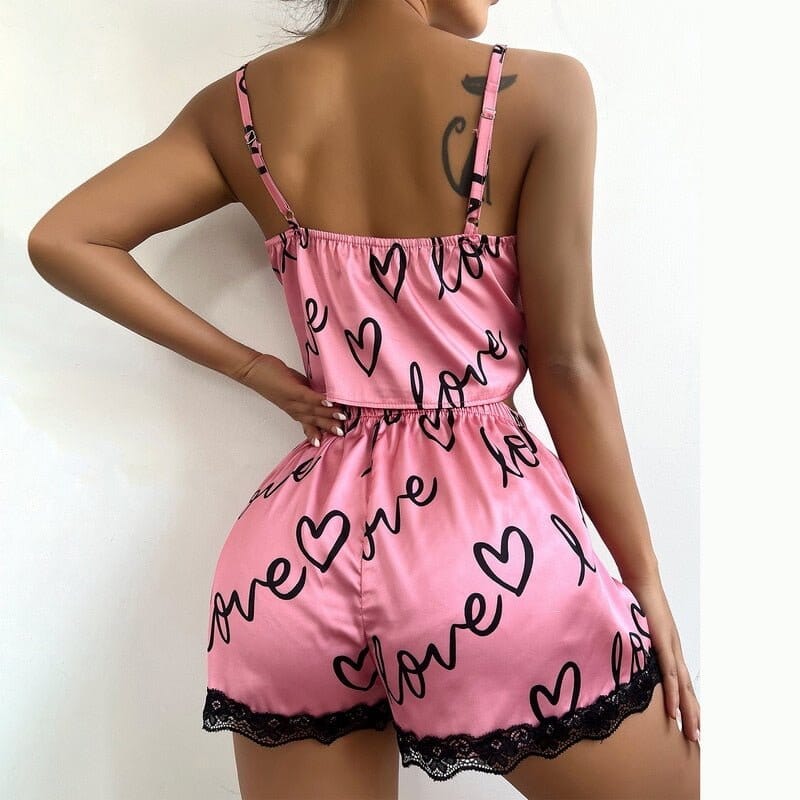 Conjunto de Pijama Feminino Love Me Importe Go 