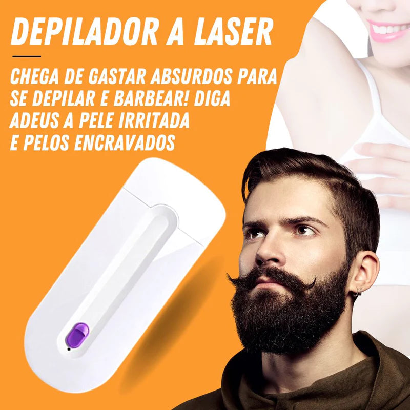 Depilador a Laser Feminino - Removedor de Pelos Elétrico Depilador a Laser Feminino Importe Go 