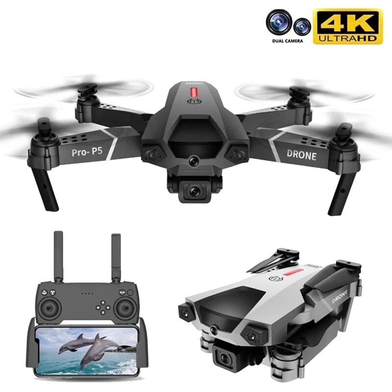Drone Profissional Com Sensor de Obstáculo Câmera FullHD 4K Wifi / AvangerCopter P10-11 Importe Go 