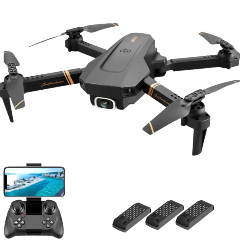 Drone Profissional Quadcopter Com Wifi e Controle Remoto P5-4 Importe Go 3 Baterias 