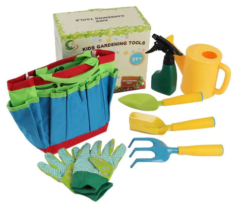 Kit Ferramentas de Jardinagem para Crianças Kit Ferramentas de Jardinagem para Crianças Importe Go 7 peças 