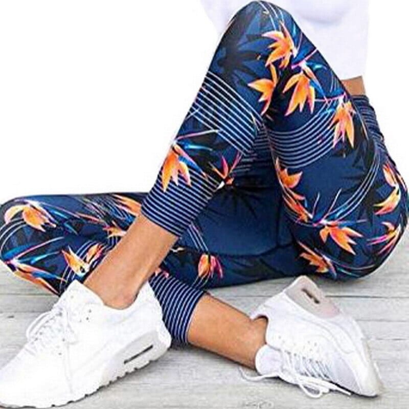 Legging Floral Workout Fitness018 Importe Go 